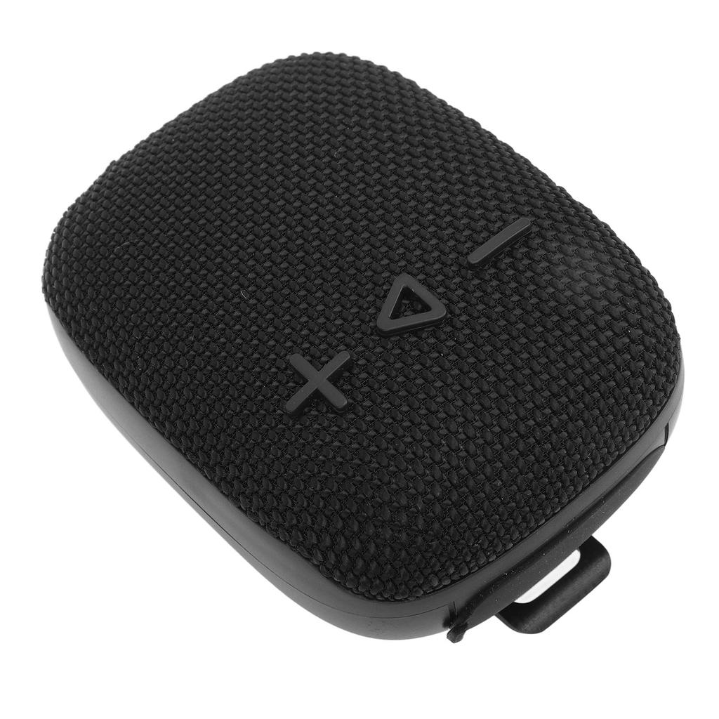 Portable Bluetooth Speaker IPX7 Waterproof Mini Subwoofer with Stand for Outdoor Cycling Black