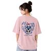 Cap Printed Wash Unisex RE26SU04 PINK M [Red Girl] Short-Sleeve T-Shirt (Snow Finish) / /