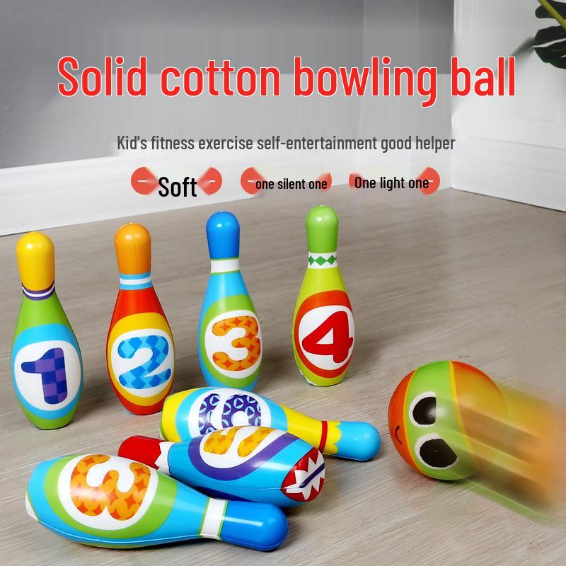 Extra Large Kids' Bowling Set for Ages 3-6: Indoor & Outdoor Parent-Child Game