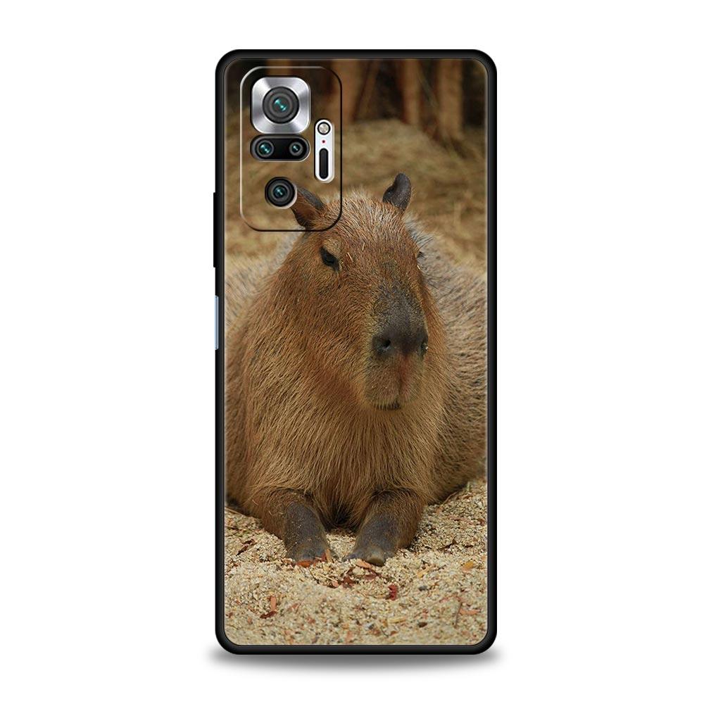 

Cute Capybara For Xiaomi Redmi Note 12 5G Phone Case 10C 10 11 9 8 Pro Plus 9S 7 8T 9T 9A 8A 9C K50 K40 Gaming Silicone Cover Redmi 9C