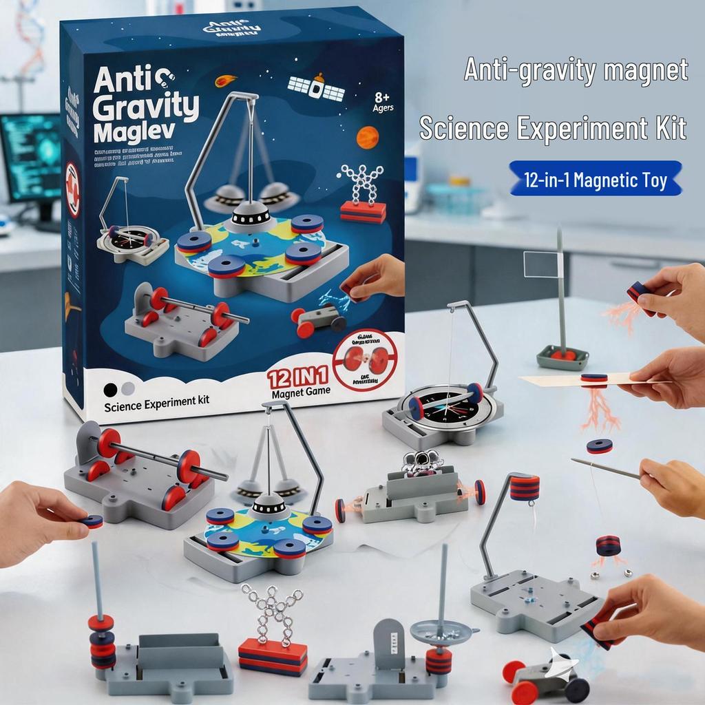 Children's 12-in-1 Anti-gravity Magnetic Levitation Science Kit