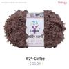 Laine Teddy Bouclette: Fil à crocheter et à tricoter DIY fait main pour écharpes et poupées