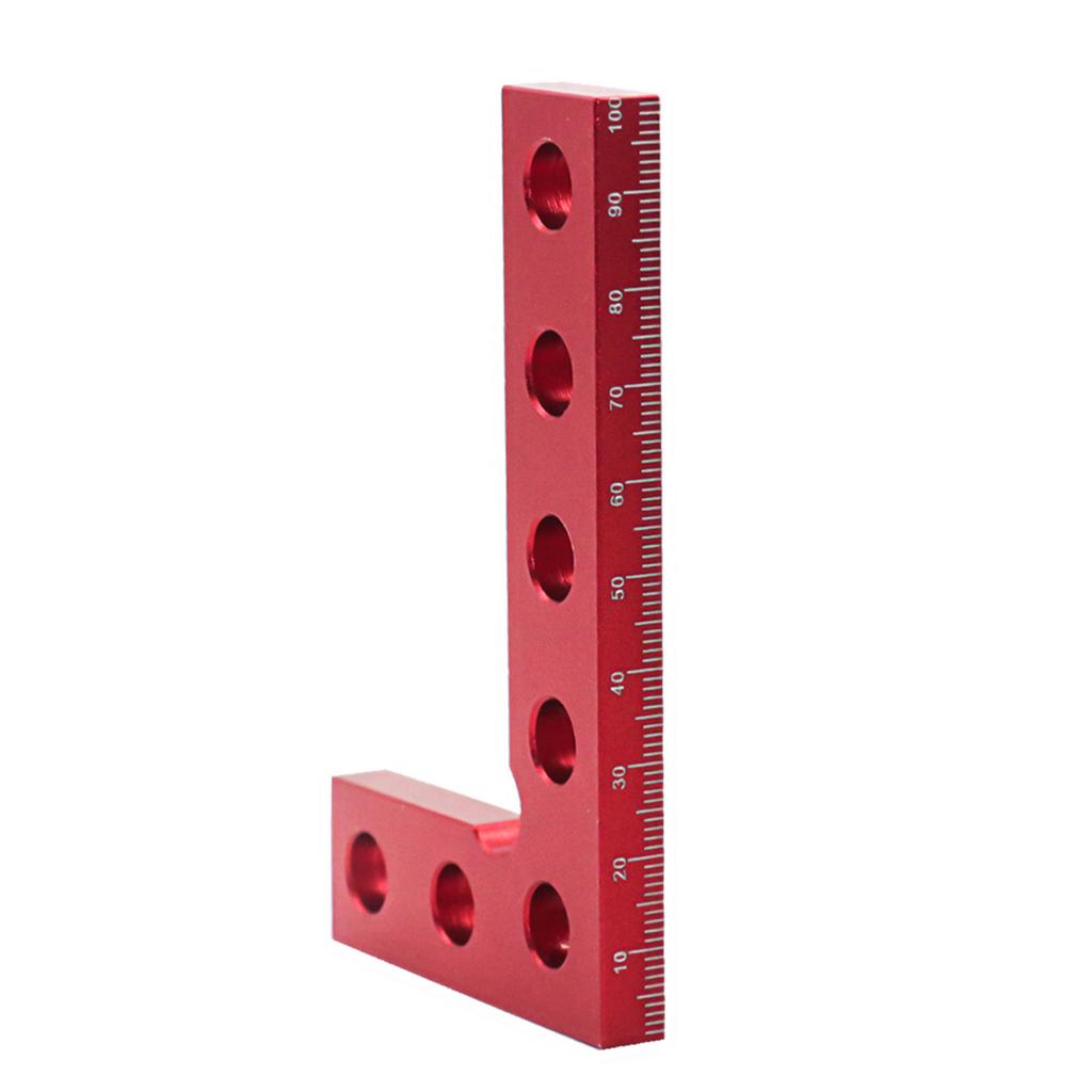 Woodworking Positioning Square Aluminum Alloy 90 Degree Angle Measuring Tool Carpentry L Ruler