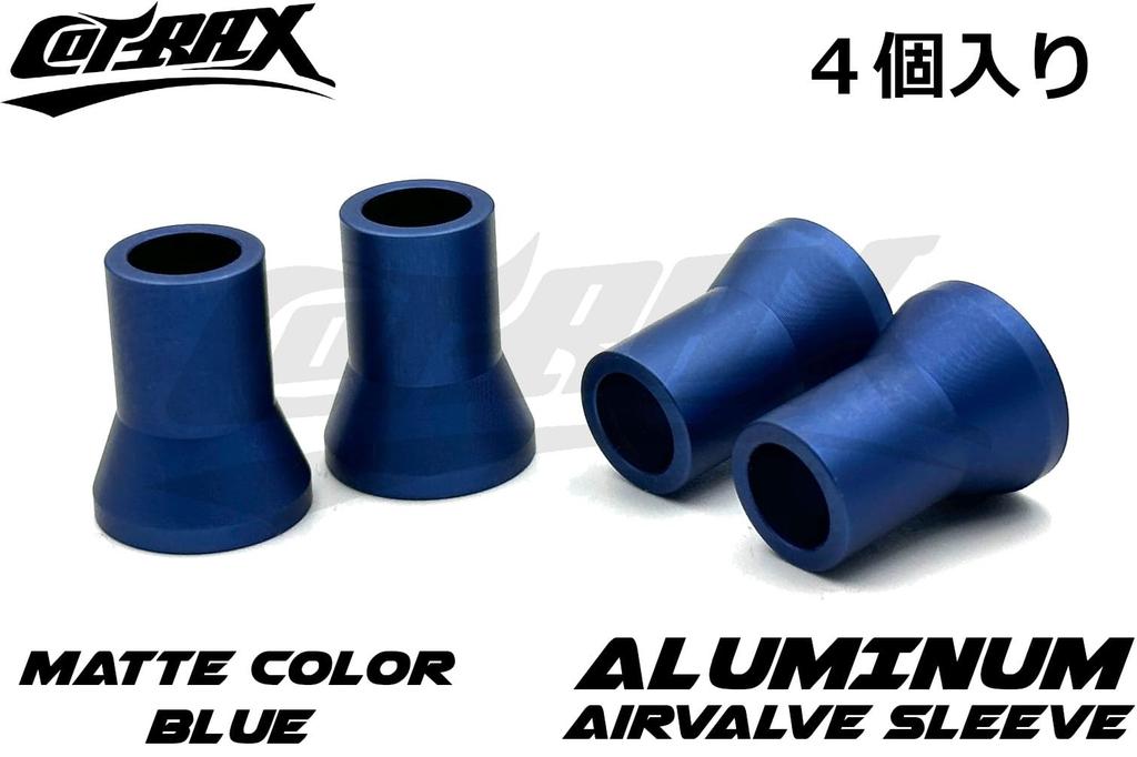 [COTRAX] Aluminium-Luftventil-Hülsen-Set 4 Stück TR413 für