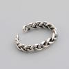 925 Sterling Silver Rings for Women Men Couple Minimalist Handmade Simple Chain Ring Party Jewelry Gift Prevent Allergy