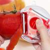 3-i-1 Magic Trio Peeler Set Slicer Shredder Peeler Julienne Cutter Multi Peel Blade Zesters rivjern Kjøkkenverktøy Tilbehør
