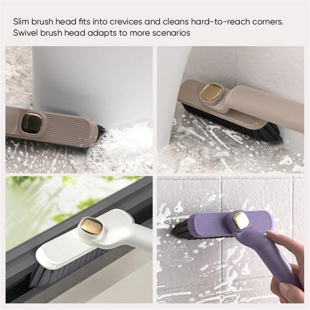 Multi-function Rotating Crevice Cleaning Brush Grout Cleaner Scrub Brush Deep Tile Joints Crevice Gap Cleaning Brush Tools