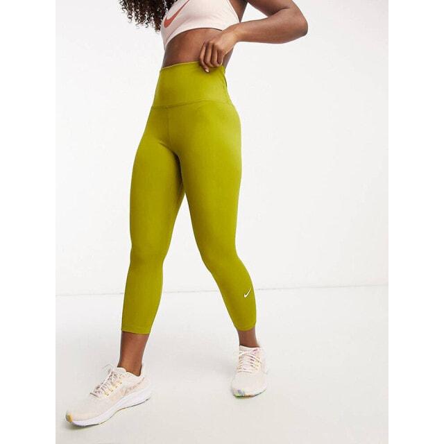 

Зеленые укороченные леггинсы Nike Training One