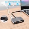 USB-C to HDMI/VGA Docking Station: Phone-to-Monitor Screen Mirroring Converter