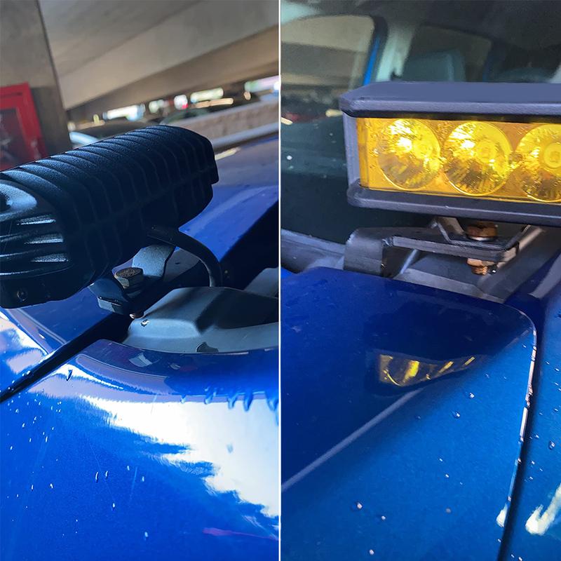 Hood Light Bracket Mounting for Ford Ranger 2019 2020 2021 2022 2023 2024 Pillar Ditch Pods Led Cube Work Lighting Mount Holder