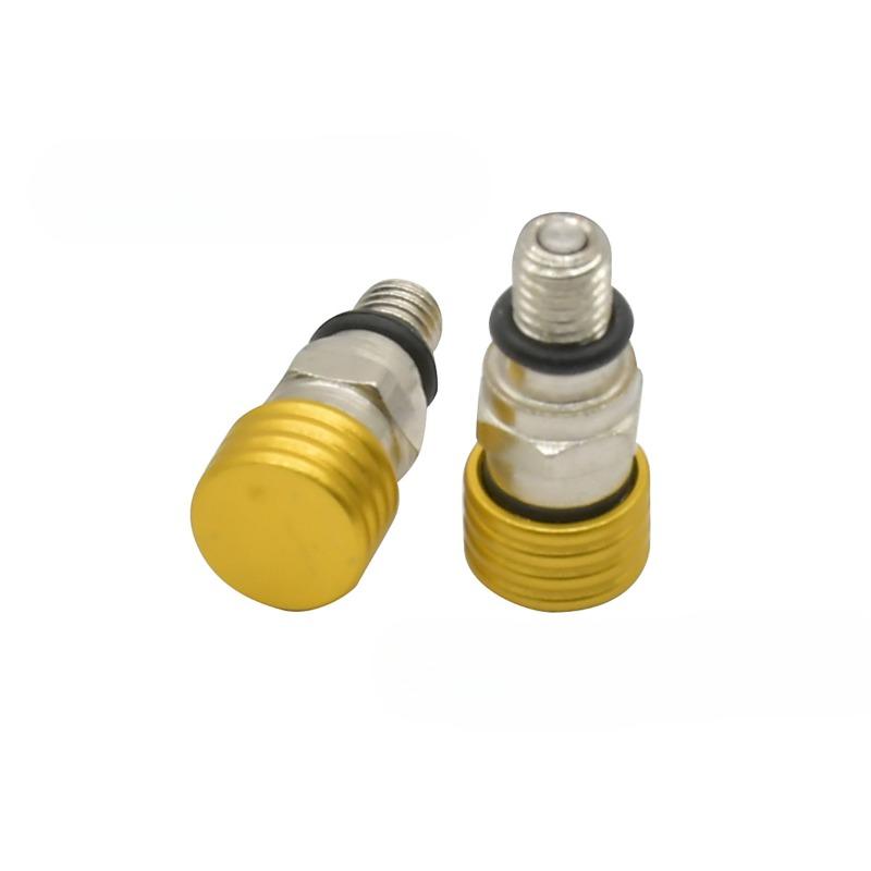 M5 Bleed Waterproof Front Fork Bleeder Relief Valve for Yamaha YZ TTR WR 125 250 450F Suzuki DRZ RM RMX RMZ Kawasaki Honda