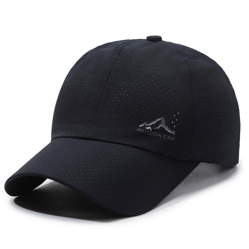 Unisex Sun Protection Quick-Dry Perforated Baseball Cap for Large Heads - Versatile Outdoor Sports Hat