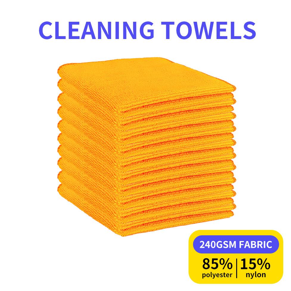 Dishwashing Cloth Kitchen Rag Custom Scouring Pad Household Products Multifunctional Cleaning Towel 30*30CM 10 Piece Microfiber