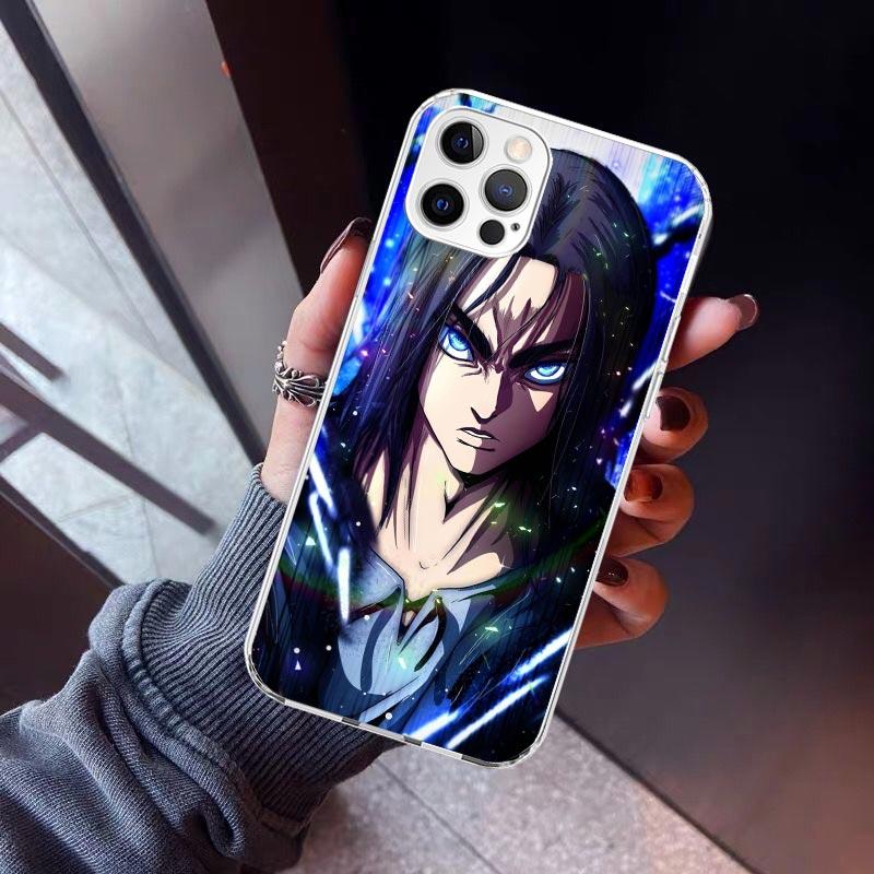 A-Attack on T-Titan Eren Yeager Phone Case For iPhone 17 Air 16 15 Pro Max 14 Plus 13 Mini 12 11 Cover 7 8 SE Silicone Shell Pri