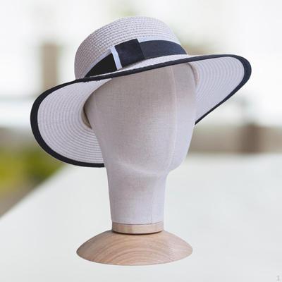 Mannequin Head Model, Hat Display Stand with Base, Wig ,Wig Storage Hanger for Headwear Scarf