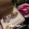 Jewelry, Italian Vintage Garland Gem Necklace, Light Luxury, Daisy Agate Gem Ring, Set