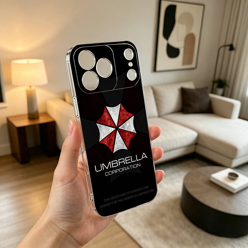 GAME R-Resident Evil Phone Case For iPhone 17 16 15 14 13 12 11 Mini Pro Max Plus Transparent Cover