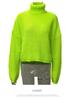 2025 European & American Women's Long Sleeve Backless Knit Top - Sexy High Neck Outerwear