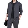 Men's Trendy Cardigan Hoodie & Casual Sports Suit - Two-Piece Autumn/Winter Set with Youth Tops and Pants