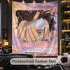 Personalized Wall Tapestry,Harry Styles Custom Printed Name, Fabric Wall Art For Indoor Room Backdrop