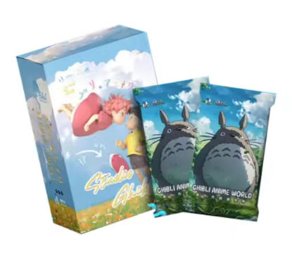 Genuine Hayao Miyazaki Anime Collection Card Chihiro and Chihiro Haal Mobile Castle Card Children Toys Christmas Gift