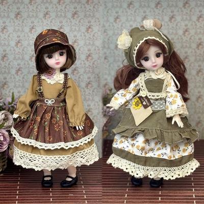 Olhos Atraentes Vestido de Princesa Maquiagem de Princesa Bonecas BJD Boneca Articulada Presente de Aniversário