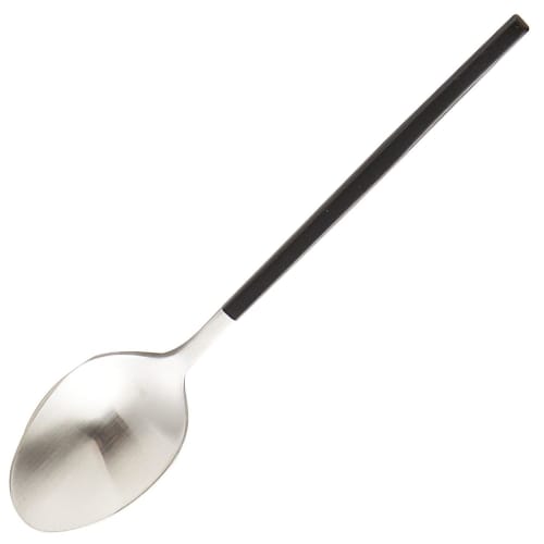 TAMAKI Edge Line Coffee Spoon, Black, Width 2.8cm X Length 13.8cm, Dishwasher Safe, T-935620