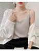 2025 Damski Biały Satynowy Top na Ramiączkach - Imitacja Jedwabiu, Piękne Plecy, Letnia Warstwa