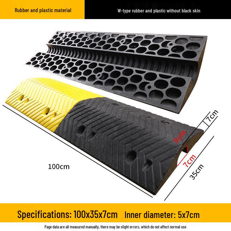 Rubber Floor Cable Protector: Anti-Crushing Wire Bridge for Road Crossings