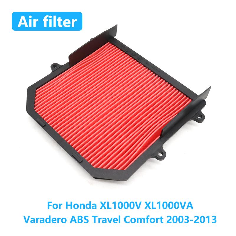 For Honda XL1000V XL1000VA XL1000 V VA Varadero ABS Travel Comfort 2003-2013 Motorcycle Air Intake Filter Cleaner