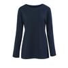 Shop   Women Slab Spring LighTweighT Round Neck Solid T shirT Dai Wsh 1001 Gray