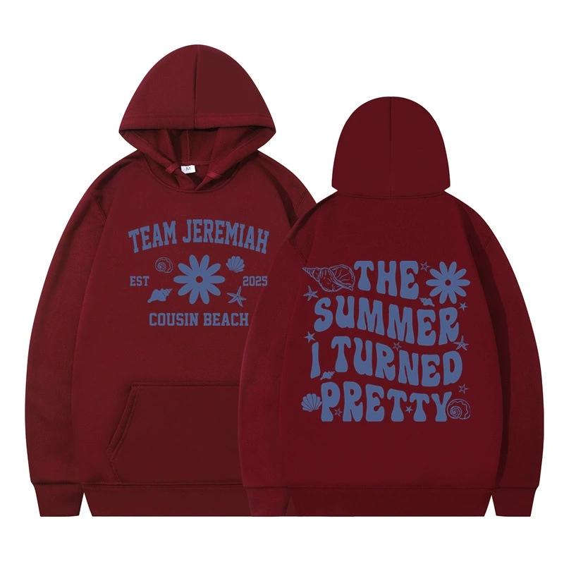 New Arrivals Couple Fashion for Fans of The Summer I Turned Pretty Printed Sweatshirt Outdoor Sport Cosplay Pullovers Hoodie