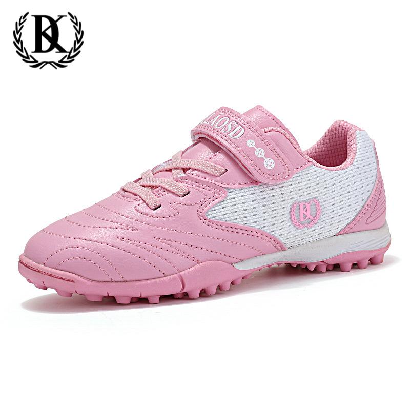 Velcro children's football shoes men's high quality male and female students TF broken nails professional game training shoes