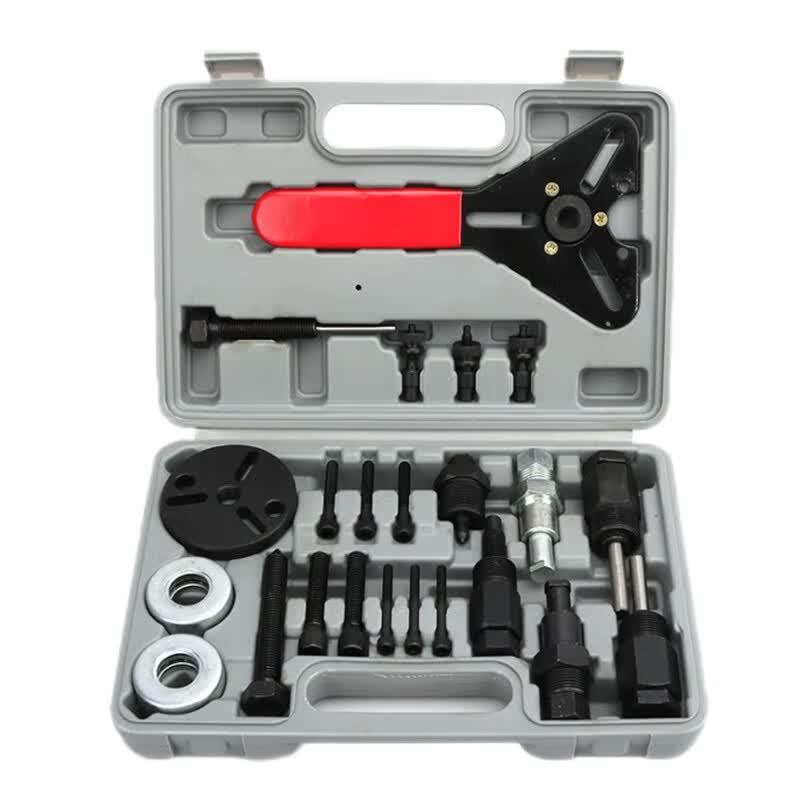 23-Piece Car AC Compressor Clutch Removal Tool Set