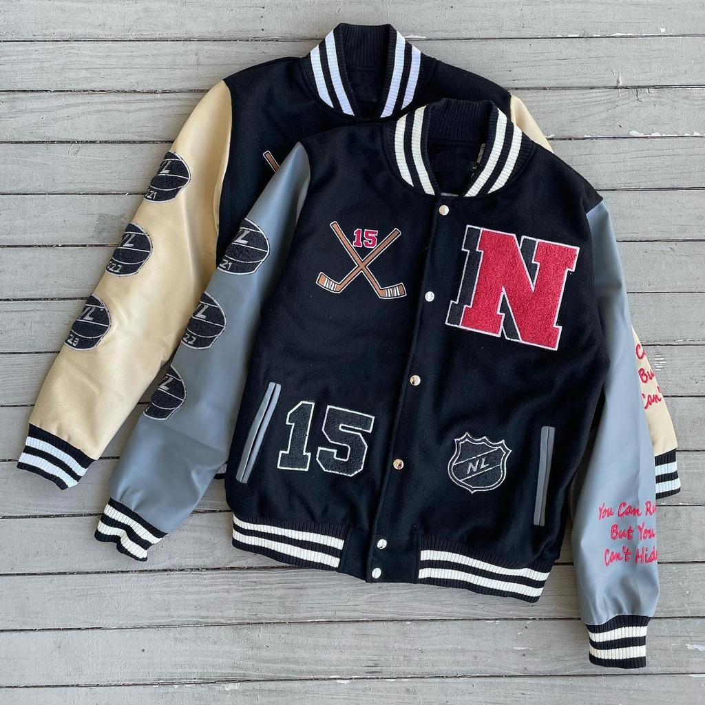 Fashion Men and Women with the Same Style Couple Spring and Autumn Jacket European and American 3D Printed Baseball Jersey