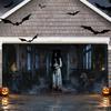 Halloween Garage Door Cover 7 x 16 ft Large Hanging Backdrop