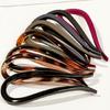 Goat Horn U Shape Hair Comb For Buns Twists Braids Resin Hairpin Updos Hair Holder Hairpin for Women Everyday Wear