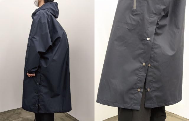 Two Flow Oversized Waterproof Dark Free Size & Raincoat, Navy,