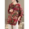 DIMANAF Plus Size New T-Shirt Women Shirts Flower Print Loose Casual O-Neck Lady Tops Tees Oversize Summer 2026