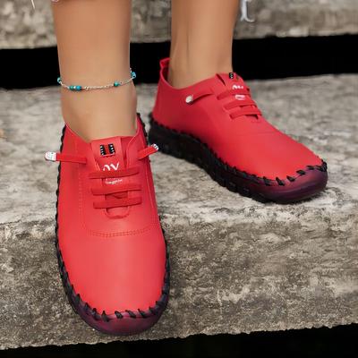 Lente Zomer Zachte Zool Romeinse Ademende Retro Steken Muffin Zool Grote Maat DAMES Schoenen Enkel