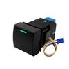 12V Push Button Green White Light Power ON-OFF Horn Garage Momentary for Toyota Camry Corolla RAV4 Hiace Altis LandCruiser Prado