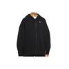 Nike Sportswear Zippers Open Collar Brushed Fleece Lined Hoodie Jacket Women's Black DD5635-010