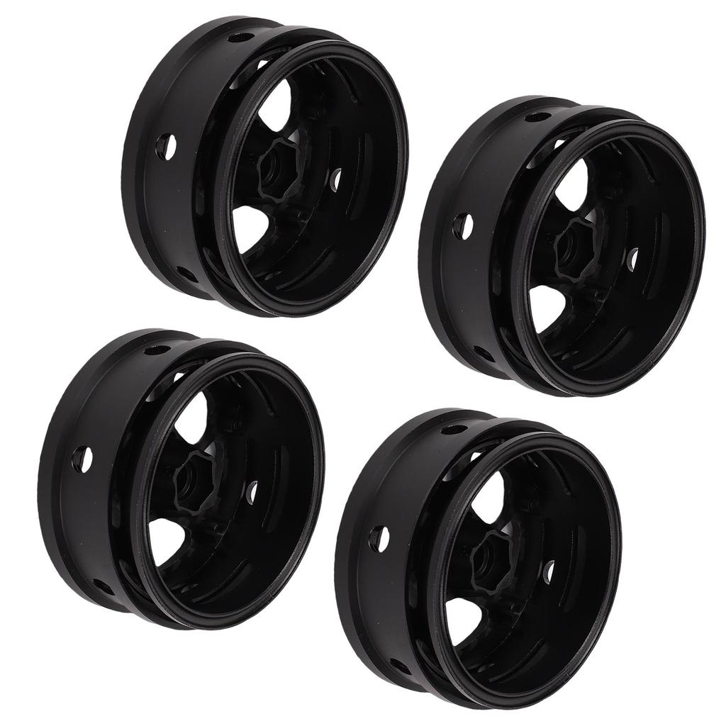 4PCS 2.2 Inch Carbon Fiber RC Wheels Rims High Strength Lightweight RC Crawler Wheel Hub for 1 10 RC Crawler Car