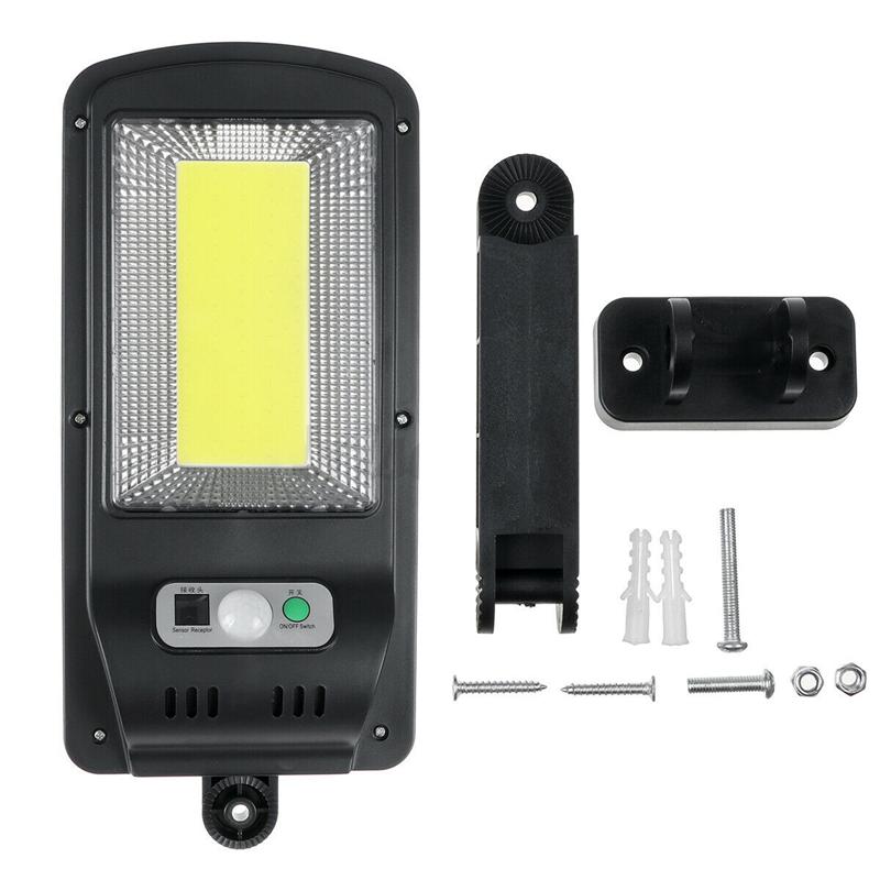 Luz de Calle Solar Lámpara de Pared Exterior Impermeable Sensor de Movimiento PIR Ahorro de Energía Luz Jardín Patio Porche Iluminación de Garaje