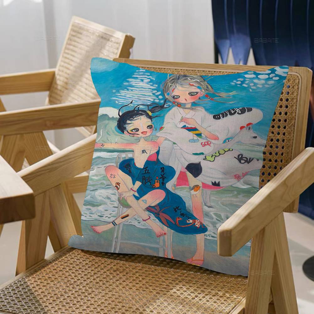 Aya Takano Anime Lucky Dragon Pillow Cover Sofa Cushion Cover Home Room Decoration Children Gift