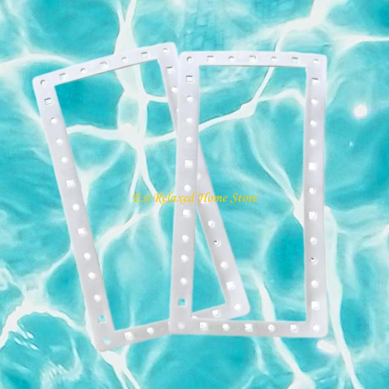 B46E 2Pcs Silicone Skimmer Gasket Set For SPX1091GW SP1091LX Wide Mouth Pool