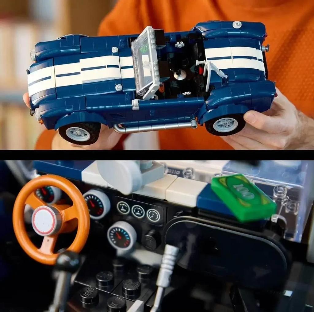 A -new, Highly Replicated Cobra Sports Car Building Block Toy Featuring Shelby from Peaky Blinders Is Now Available