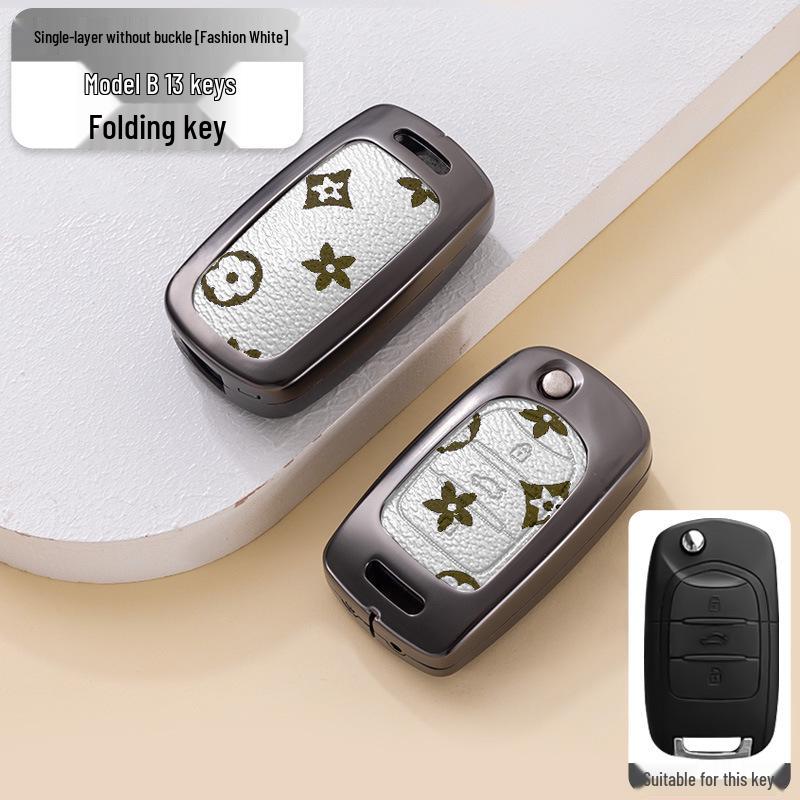 Compatible Key Case for Wuling Hongguang, Mini EV, S/S3, Chi Ma Long GB