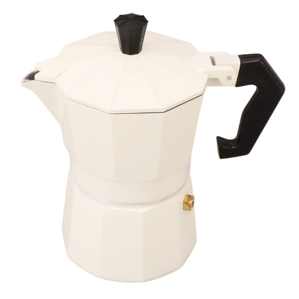 Aluminum Alloy Moka Coffee Maker 6 Cup Capacity Italian Coffee Maker Stovetop Moka Pot  Kitchen DIY