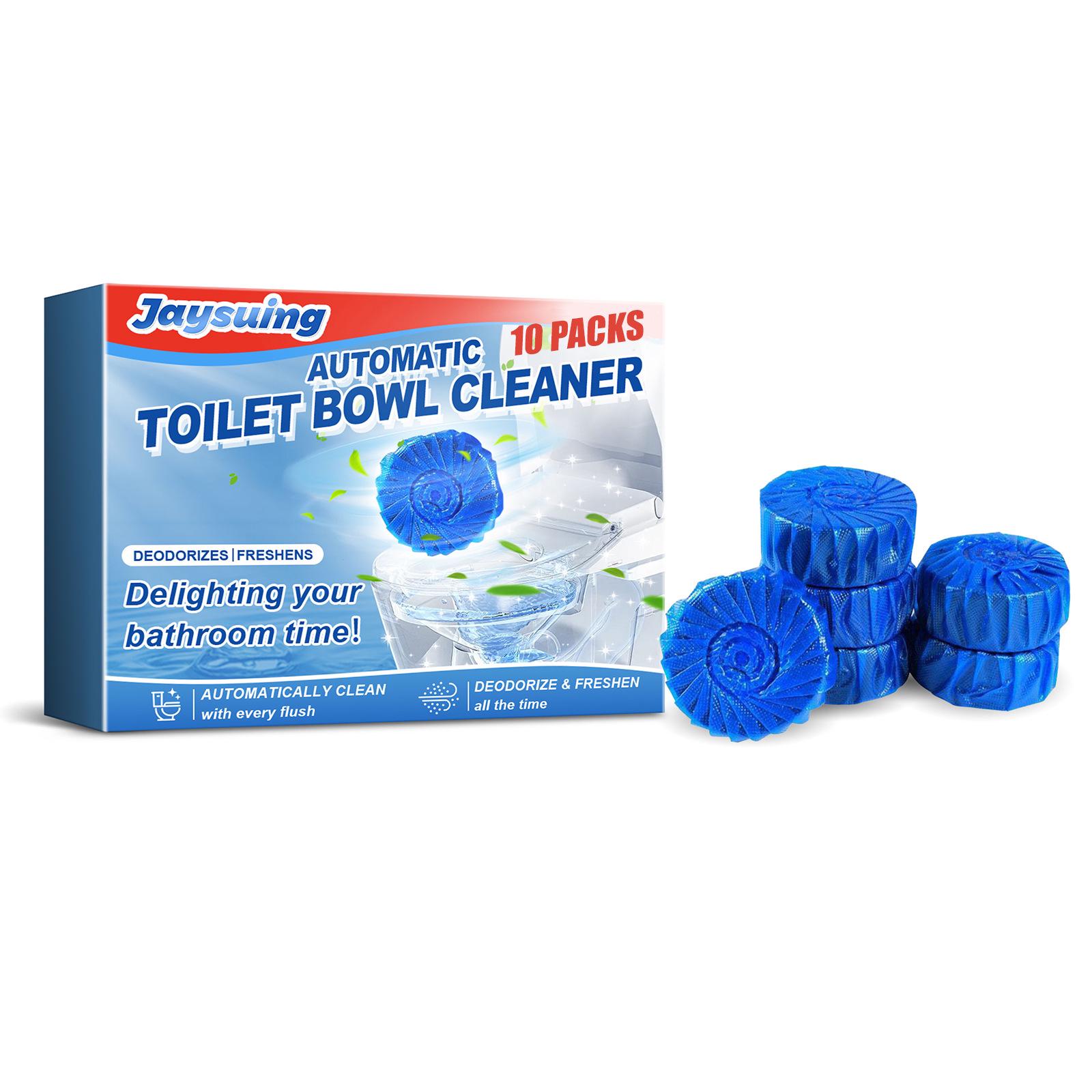 Jaysuing Blue Toilet Cleaning Block - Descaling & Deodorizing Freshness Solution